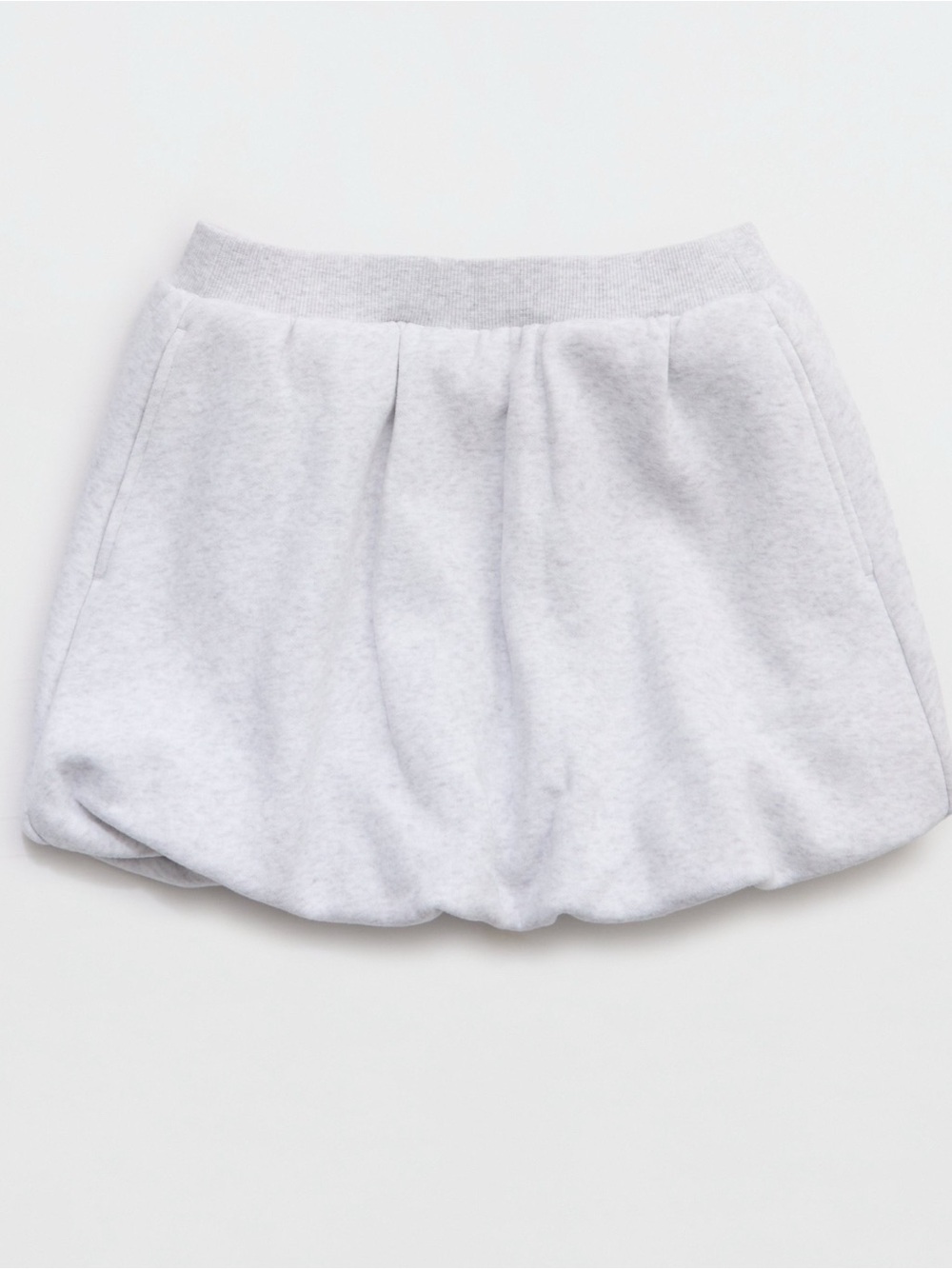 NWT aerie Light Gray Bubble Mini Skirt